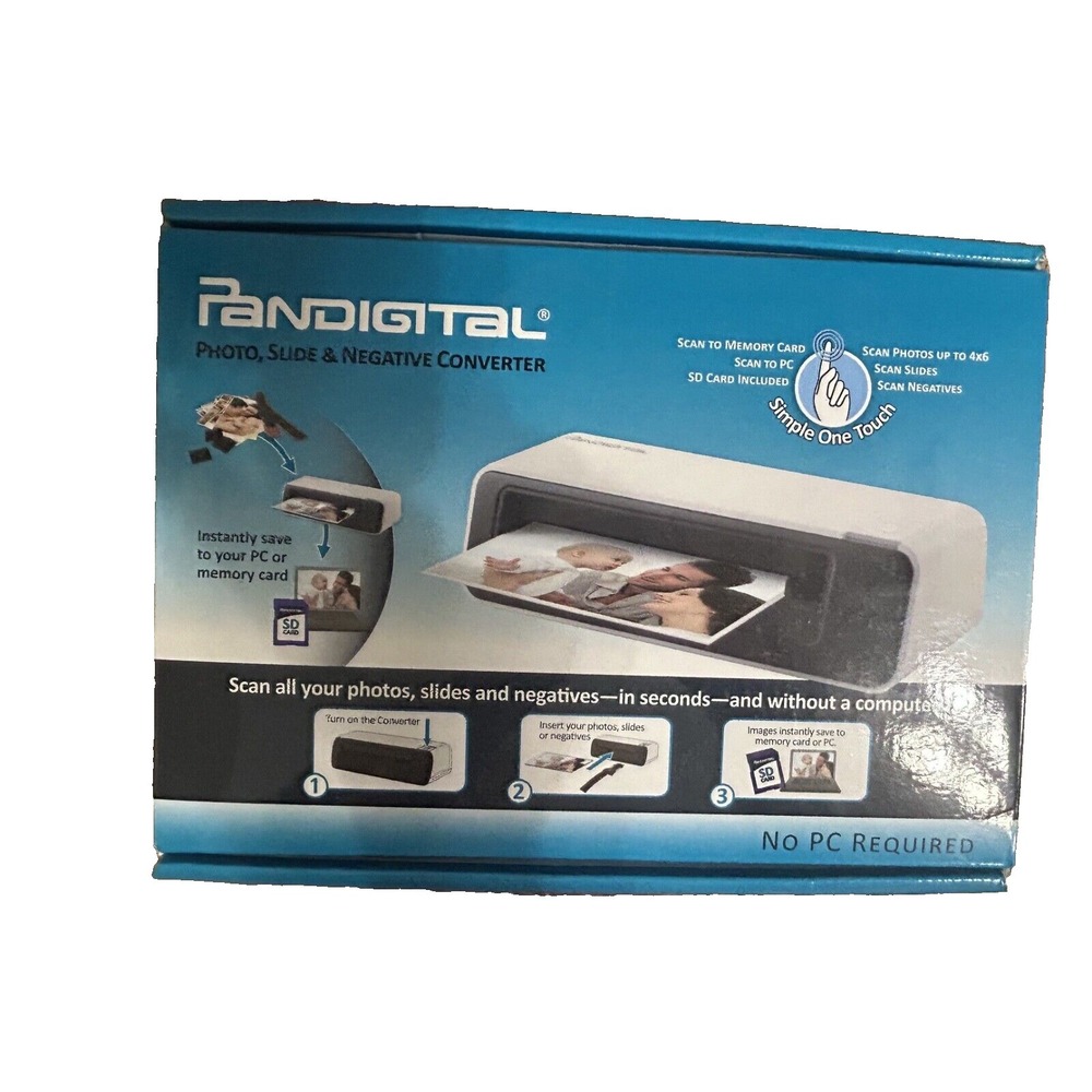 Pandigital Photo,Slide,Negative Digital Converter PANSCN05‎ Scanner